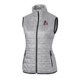 thumbnail image 2 of Women's Cutter & Buck Gray Arkansas Razorbacks Vault Rainier PrimaLoft Eco Full-Zip Puffer Vest, 2 of 3