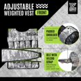 CAPHAUS Adjustable Weighted Vest for Strength Training, Workout and