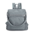 thumbnail image 2 of PULLIMORE Womens Backpack Purse Nylon Anti-theft Casual Travel Bag Ladies Shoulder Bags (Gray), 2 of 11