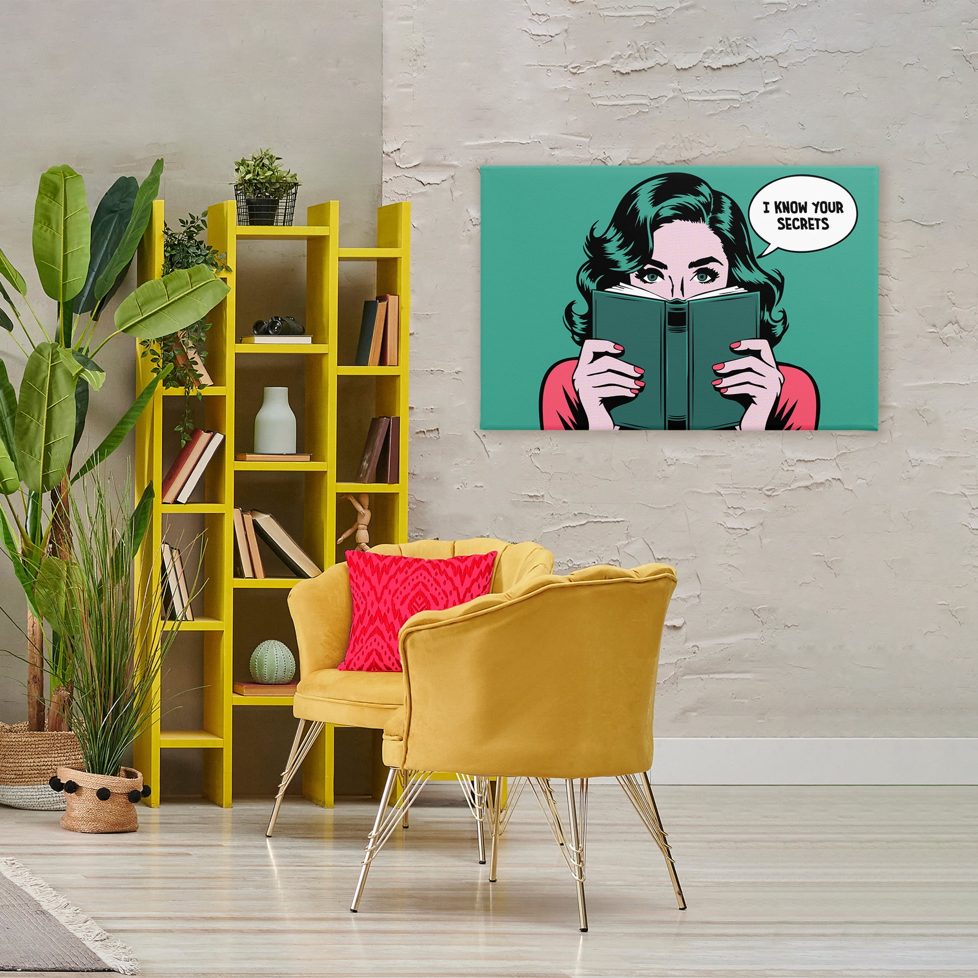 Stupell Industries Know Your Secrets Canvas Wall Art, design by Andreas Magnusson