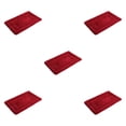 thumbnail image 1 of Alfombra de baño Yuarrent de poliéster con agarre fuerte color Rojo 40x60CM, 1 of 6