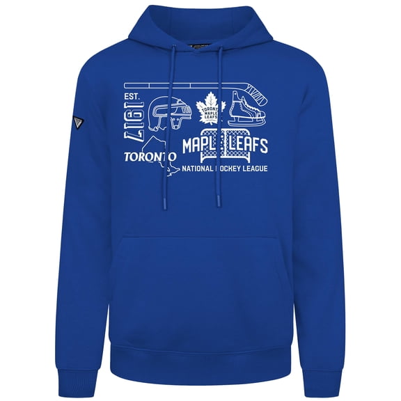 Men's Levelwear  Royal Toronto Maple Leafs Podium Campaign Pullover Hoodie