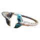 thumbnail image 2 of Pulseras para mujer, regalos para mujer, pulsera de cola de sirena, pulsera con apertura, joyería para niñas, regalo, pulsera de acero inoxidable, 2 of 5