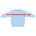 thumbnail image 5 of FUZHIQ I Love You This Much Couple Matching Pullover Sweatshirts Hug Fit Unisex Oversized Casual Crewneck Sweatshirt Cozy Hug-Worthy Tops for Couples, 5 of 7