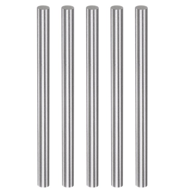 Unique Bargains 5 Packs 6.6mm x 100mm High Speed Steel (HSS) Round Rod Lathe Bar Stock DIY Tool