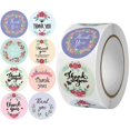 thumbnail image 1 of 1000 PiecesThank You Label Stickers 2.5cm 37, 1 of 4