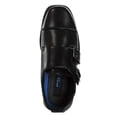thumbnail image 6 of Josmo BoyS Dress Shoes  Hook and Loop Double Monk Strap Cap Toe Oxford Loafers (Little Kid Big Kid), Black, Size: 1, 6 of 7