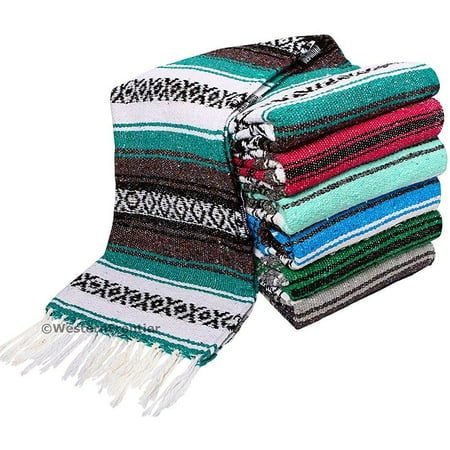 El Paso Designs Extra Large Mexican Serape Blankets (84X62 ...