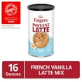 thumbnail image 3 of Folgers French Vanilla Instant Latte, Artificially Flavored Instant Coffee Beverage Mix, 16 oz Canister, 3 of 13