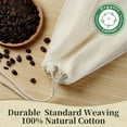 thumbnail image 6 of Multi Purpose Reusable Filter Bag for Cold Brew and Coffee Organic Cotton, 6 of 8