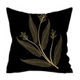 thumbnail image 1 of Daisyyozoid Housse de Coussin en Polyester Imprimé Plante Dorée en Gros pour Canapé Décoration Maison, 1 of 1