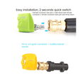 thumbnail image 2 of 6 in 1 Adjustable Nozzle for 1/4 Inch Quick Connect Male Adapter 3000Psi High Pressure Washer Cleaner Water Parts Yellow, 2 of 7