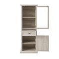 thumbnail image 5 of Freestanding Tall Storage Cabinet with Glass Door and Shelves for Living Room, Kitchen, Dining Room, Office, White, 5 of 12