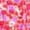 Red, variant on New Amazon women's elegant printed waist-cinching V-neck dress