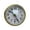 Arabian gold-Style2, variant on Minis Quartzs Clock Fit up/Insert Round Clocks Head Insert Quartzs Movement Replacement Arabic/Roman Number White Face