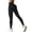 Black, variant on Women's High Waisted Scrunch Butt Leggings Stretchy Workout Yoga Pants