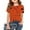 Orange, variant on Girls T Shirts Short Sleeve T Shirts Trendy White Boys Tshirts Girl Clothes 4T
