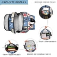 thumbnail image 3 of FORMRS Unisex School Backpack 17" Student Travel Bag with Laptop Compartment, Black Cats and Hearts, 3 of 7