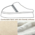 thumbnail image 4 of BERANMEY Slippers for Women Scuff Memory Foam Fuzzy Faux Fur House Slippers Bedroom Non-slip Warm Fluffy Plush Womens Slippers Unisex Slip on Anti-Skid Sole Slides, 4 of 9