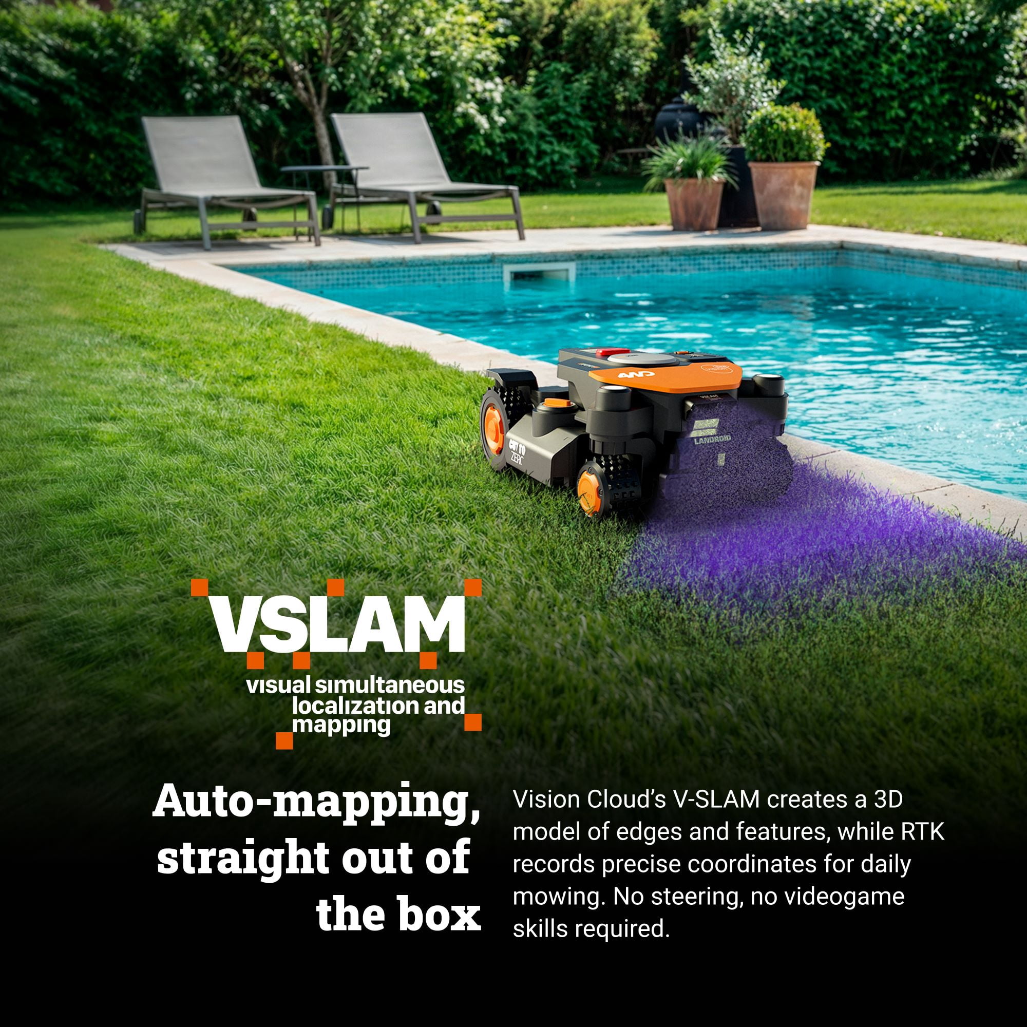 Worx WR341 Landroid Vision Cloud 4WD Robotic Lawn Mower (¼ Acre)