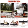thumbnail image 6 of TERRALYX Undercarriage Pressure Washer Attachment, 22" Dual-Function Water Broom for Pressure Washer Undercarriage Cleaner with 7 Nozzles 3 Pieces Extension Wand, 4000 PSI, Orange, 6 of 8