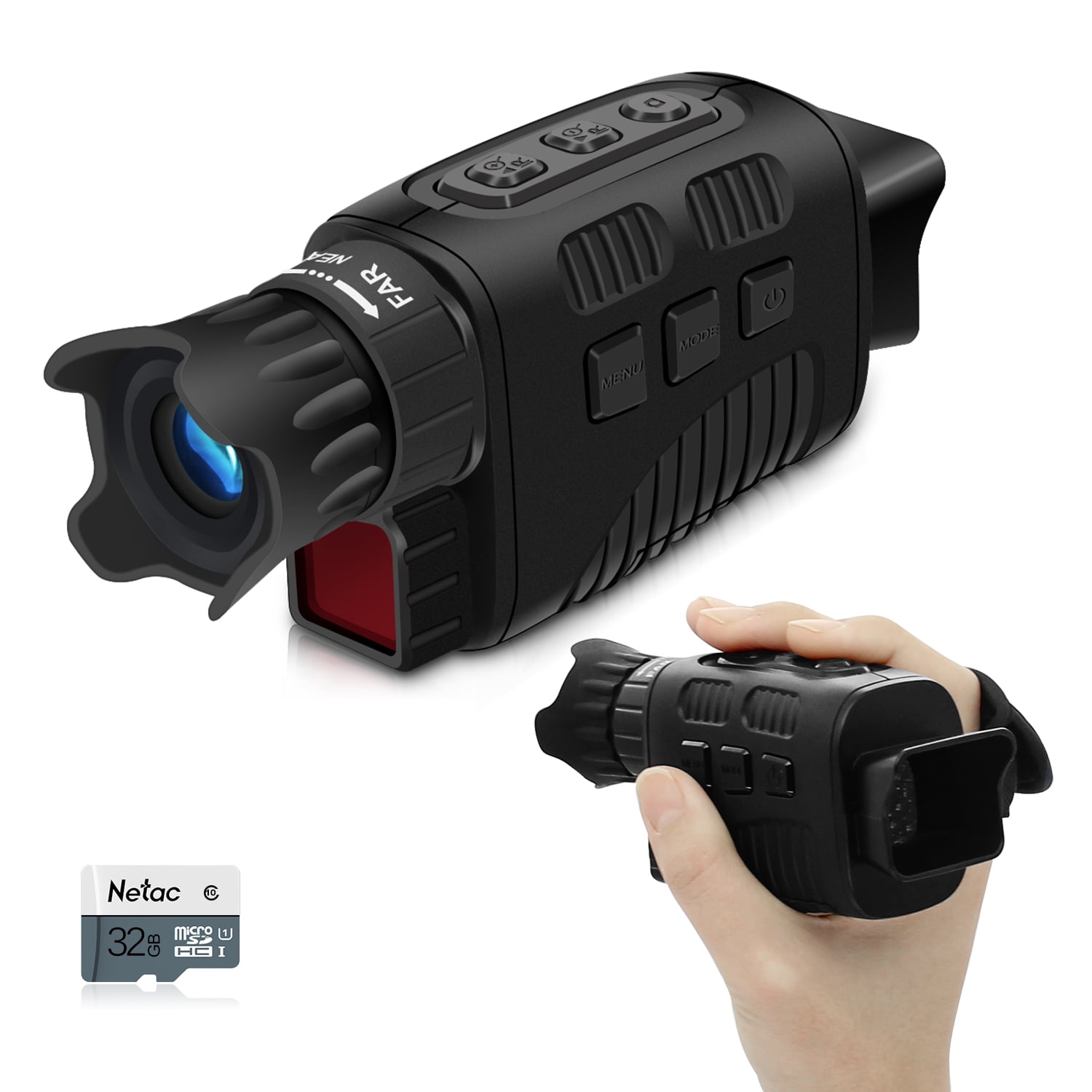 Night Vision Monocular Digital Infrared Monocular with 1.5" TFT LCD