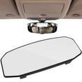 thumbnail image 3 of Retrok Rear View Mirror Clear Interior Rearview Mirror Adjustable Auto Safety Rearview Mirror Anti-Glare Wide Angle Convex Rear View Mirror Reduce Blind Spots for Most Cars SUVs Trucks, 3 of 11