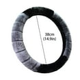 thumbnail image 3 of ZZERHUOO Steering Wheel Cover+gear Handbrake Cover 36 39cm Steering Wheel Cover Telescopic Steering Wheel Cover Sv-5wsc Mini Wheel 2008 2016 Key Fob Cover Wheel Cover Stretchy Heated And Cooled Seat, 3 of 4