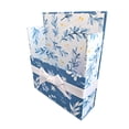 thumbnail image 6 of 42-Pc Stationery Gift Box Set w/Reusable Desktop Organizer Box & Gold Pen - Blue & White Leaves, 6 of 9