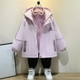 thumbnail image 4 of EnJoCho Girls Jacket 3 in 1 Detachable Liner Removable Hood Windproof Waterproo𝖿 Lightweight Windbreaker Raincoat Fleec𝖾 Outerwear All Season Layer, 4 of 7