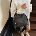 thumbnail image 3 of Women's Elegant Solid Color Shoulder Bag Fashionable Zipper Crossbody Bags Soft Top Handle Handbag Purse, 3 of 12
