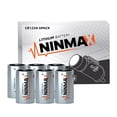 thumbnail image 1 of Batería de litio NINMAX CR123A 3V 1700mAh de alta potencia, paquete de 6, 1 of 6