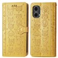 thumbnail image 1 of Funda Cartera FOXDOCK para Motorola Moto G85 , Flip PU con Relieve de Gatos y Perros, Tarjetero y Soporte, 1 of 6