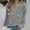 Gray, variant on Party Shirts for Women Green Sweatshirt Long Sleeve Graphic Crew Neck Sparkly Pullover Tops for Lady Soft