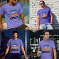 thumbnail image 3 of Greenyef Graphics I Paused My Game to Be Here Video Gamer Gift for Men Teenagers Gaming Funny Graphic T-Shirt Style-48 (Violet, Medium), 3 of 6