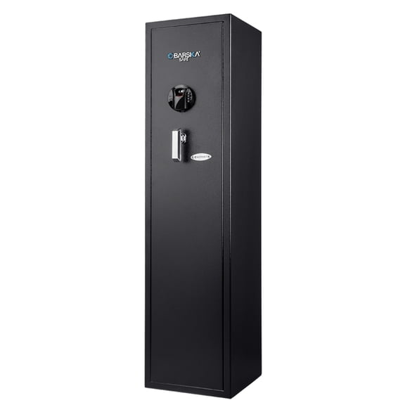 Barska HQ900 4.33 Cubic ft Large Quick Access Tall Biometric Keypad Rifle Gun Safe, AX12752