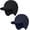 Black+navy Blue, variant on 2Pack Men&Women Winter Warm Fleece-Lined Knit Beanie Hats with Visor & Ear Flaps for Cold Weather