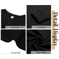 thumbnail image 6 of Fantaslook Plus Size Sweatshirts for Women Crewneck Casual Tunic Tops Long Sleeve Shirts, 6 of 9