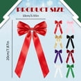 thumbnail image 3 of Clearance Under $1 Satin Bow Ornament, Pre Tied Decorative Bow for Tree and Wreath, 3 of 4