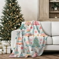 thumbnail image 4 of Christmas Blankets Soft Prints Fleece Throw Blanket for Winter Bedding Home Living Room Sofa Couch and Gift Throw Blanket Farmhouse Holiday Decor, 4 of 8