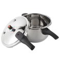 thumbnail image 1 of Haofy Electric Pressure Cooker 304 Stainless Steel 80KPA Explosion Proof Pressure Cooker with Pressure Limit Valve for Stovetop Fast Cooking, 1 of 8