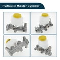 thumbnail image 6 of Unique Bargains Brake Master Cylinder for Nissan Sentra 1995-2000 Durable No.4601050Y02 Engine Compartment Hydraulic Master Cylinder Silver Tone,White 1 Pcs, 6 of 7