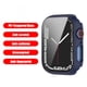 thumbnail image 1 of PC+Caja protectora de reloj de vidrio templado para iWatch 7 45 mm (azul medianoche), 1 of 8