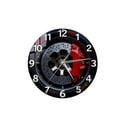 thumbnail image 4 of Reloj de pared 2D, reloj decorativo con números grandes, diseño artístico y vintage. 25 cm de diámetro, 4 of 8