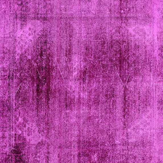 Ahgly Company Indoor Square Oriental Pink Traditional Area Rugs, 6' Square