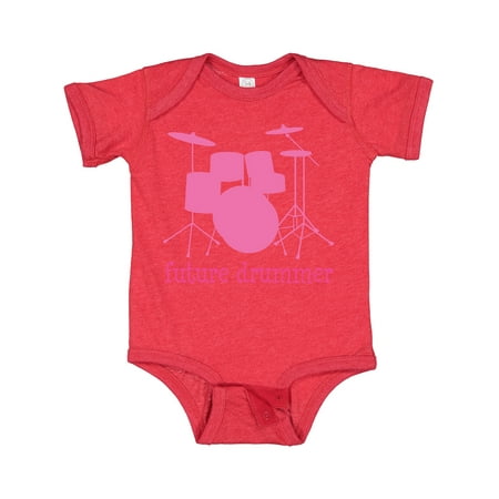 

Inktastic Future Drummer Girls Gift Baby Girl Bodysuit