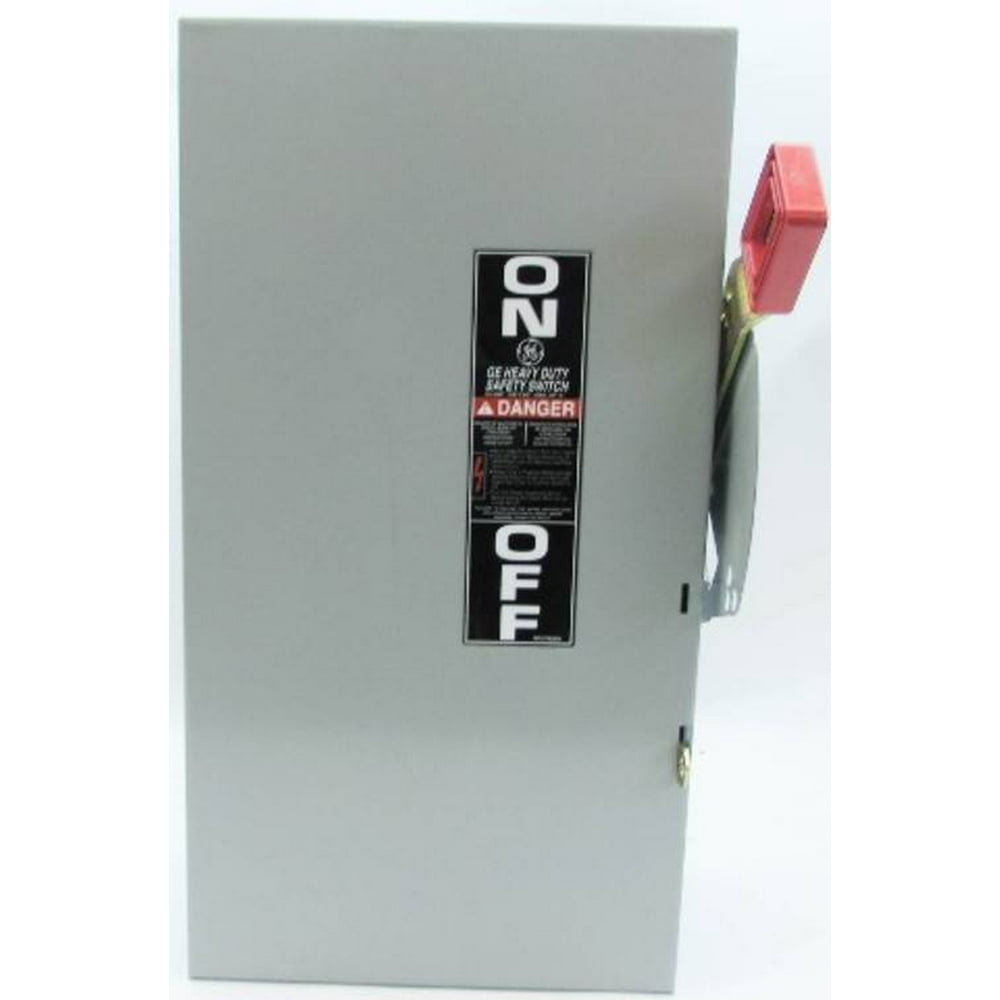 New GE TH4322 60 Amp 240V 3W Heavy Duty Fusible Safety Switch