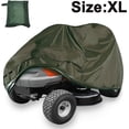 thumbnail image 1 of Housse de Tondeuse pour Ajustement Universel, Coutures Doubles, Housse de Tondeuse Imperméable avec Cordon de Tension Réglable, Tissu Oxford Polyester 210D Vert pour Protection Tous Temps, 1 of 6