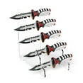 thumbnail image 3 of Transparent Acrylic Butterfly Knife Display Stand Pocket Knives Display Holder, 3 of 6