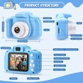 thumbnail image 4 of Anpro Kids Camera with 32GB SD Card and Silicone Cover, 1080P HD Digital Video Cameras for Girls and Boys 3-12 Years Best Birthday Gifts, Blue, 4 of 7
